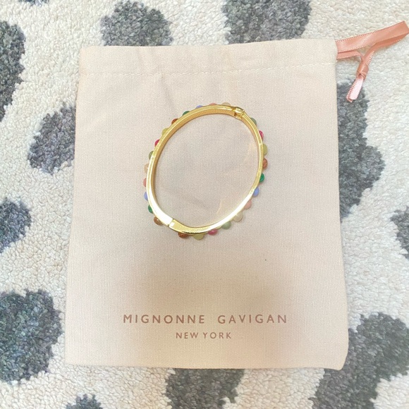 Mignonne Gavigan Gold Bracelet with Colorful Stones - Picture 3 of 3